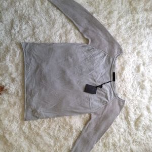 Light grey all cashmere shirt